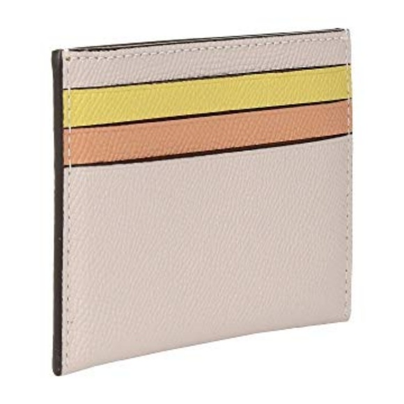 SOLD! * Coach Card Case Color Block ICE PINK MULTI - Picture 3 of 3